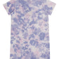 Santa Cruz MFG Dot Mono Front Tee Dress Pale Pink Tie Dye