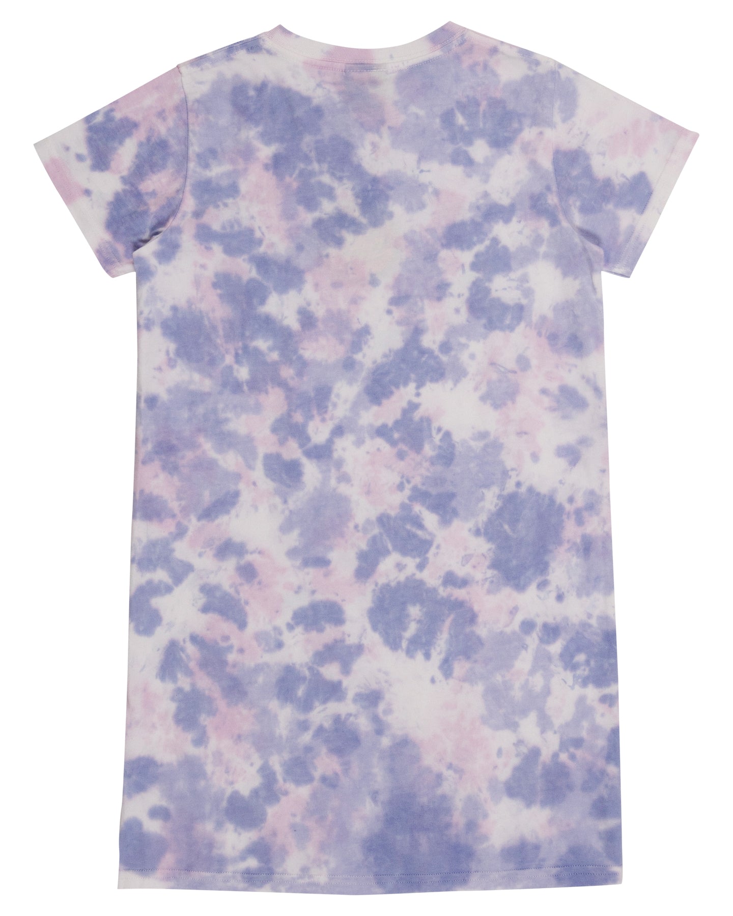 Santa Cruz MFG Dot Mono Front Tee Dress Pale Pink Tie Dye