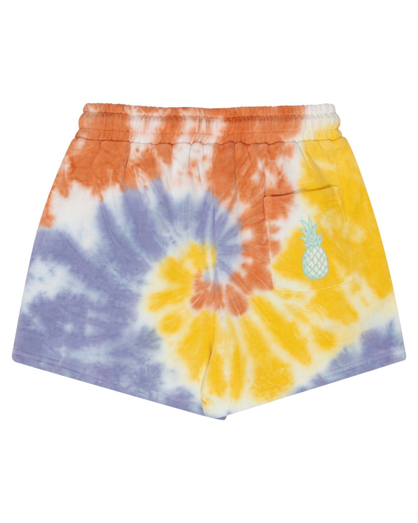 Santa Cruz Tropic Strip Shorts Gold Tie Dye