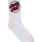 Santa Cruz Other Dot Crew Sock 4 Pack White Light Green Rose