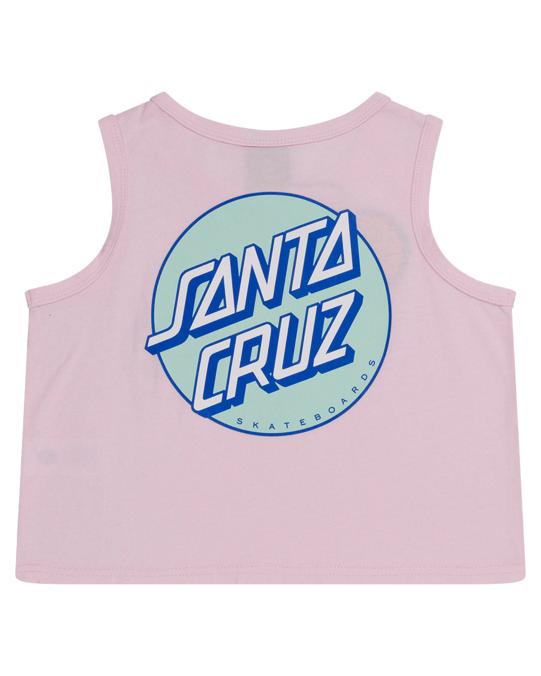 Santa Cruz Other Dot Chest Crop Tank Pale Pink