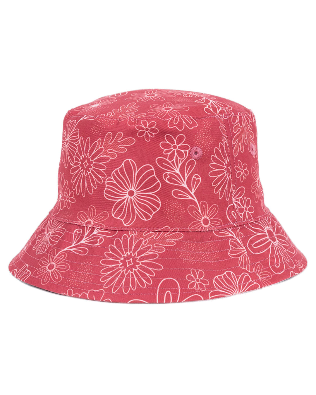 Santa Cruz Vibes Repeat Mono Bucket Hat Rose