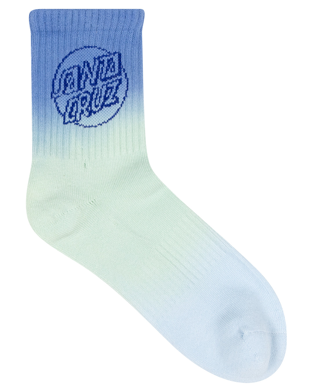 Santa Cruz Opus Dot Mid Sock 2 Pack Blue Tie Dye | Pink Tie Dye