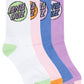 Santa Cruz Other Dot Crew Sock 4 Pack White | Purple | Pink | Blue