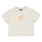 Santa Cruz Flame Dot Mono Front Tee Cream