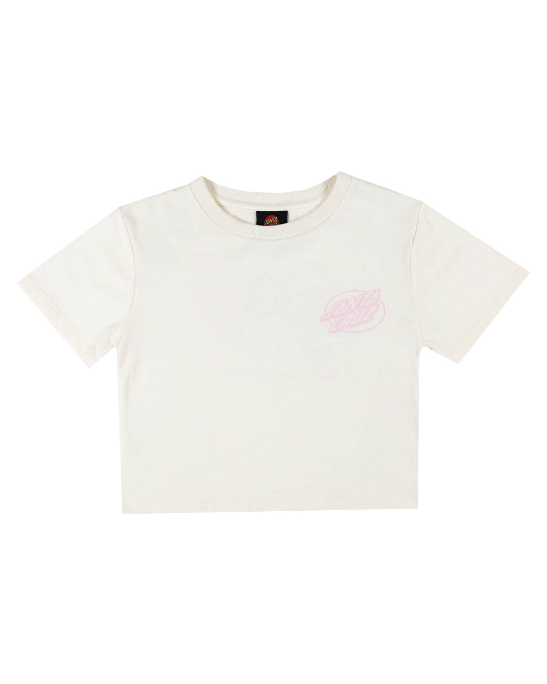 Santa Cruz Oval Dot Tee Cream