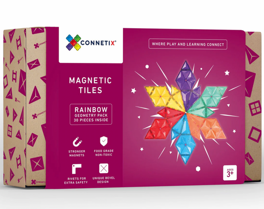 Connetix Rainbow Geometry Pack 30 pc