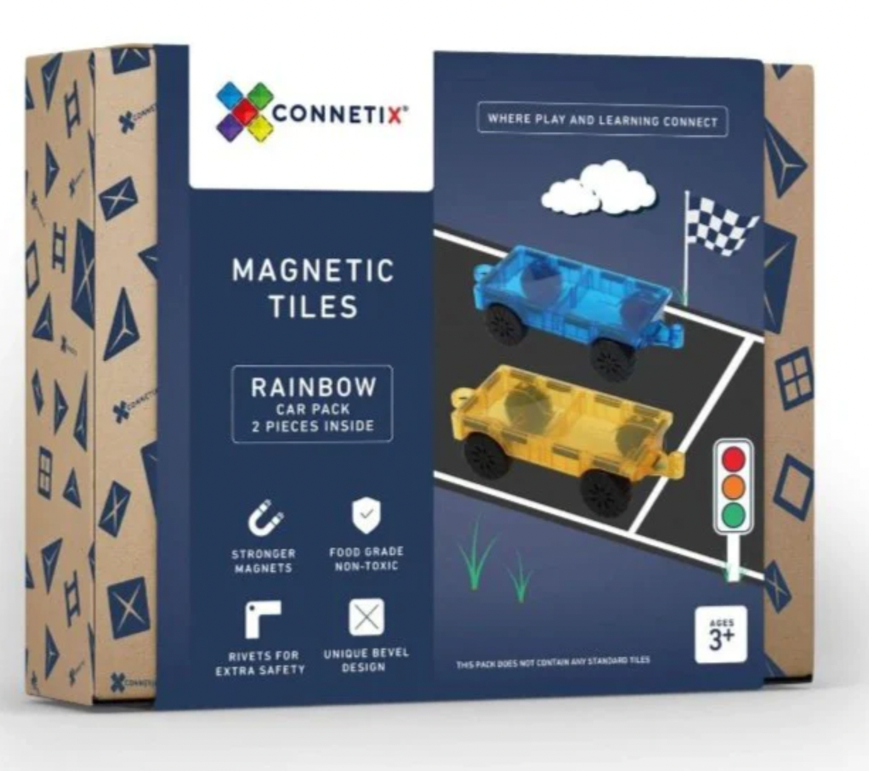 Connetix Rainbow Car Pack 2 pc