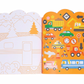 Le Petit Collage Colouring Book with Stickers Vehicles