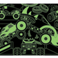 Glow in the Dark Monster Trucks Puzzle 100pce