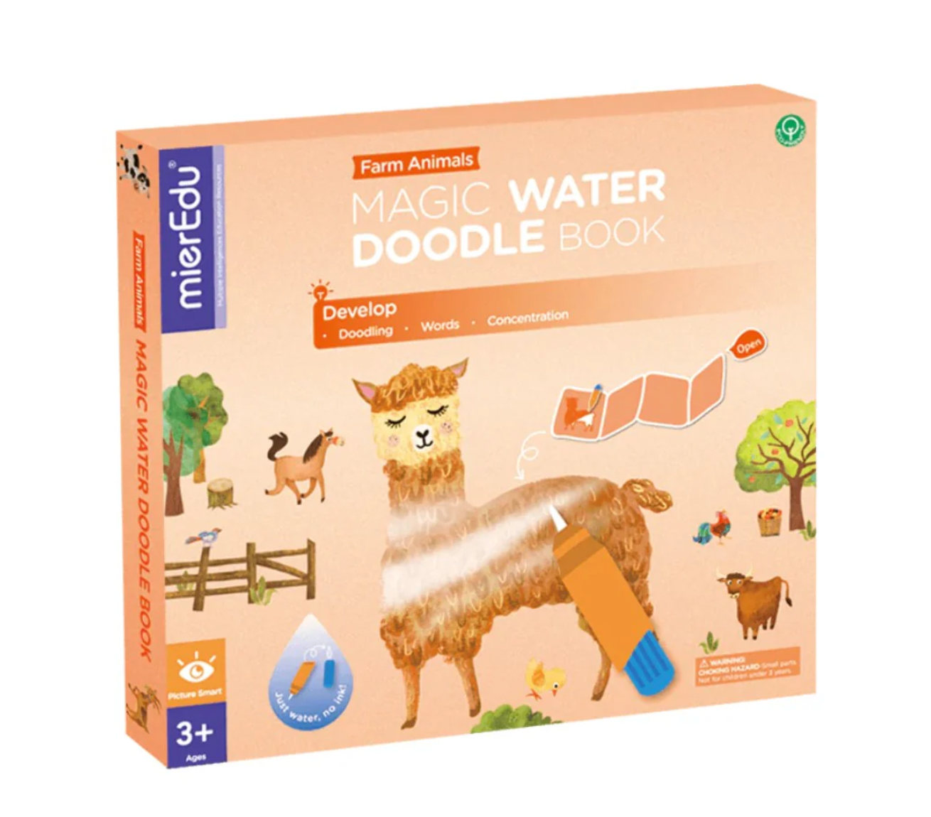 Magic Water Doodle Book Farm Animals