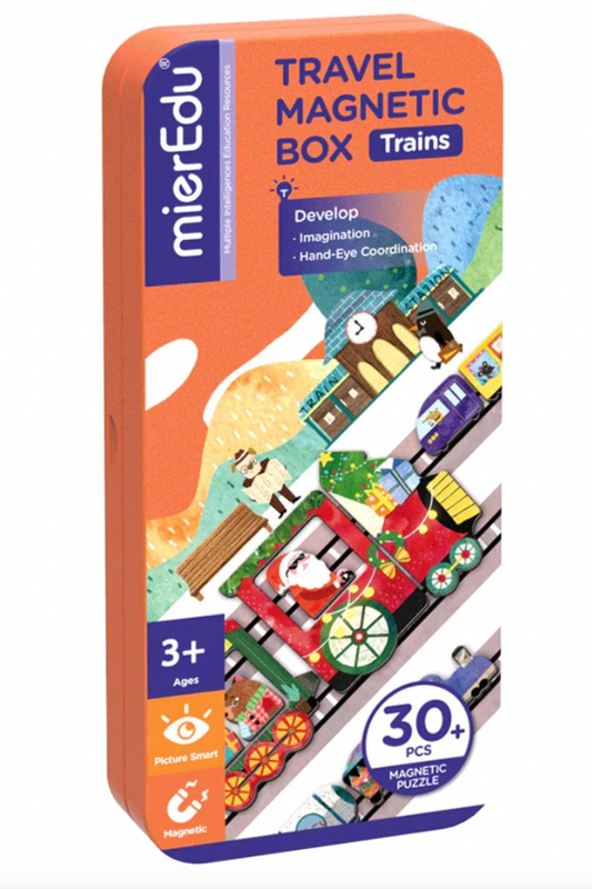 Magnetic Puzzle Box Trains