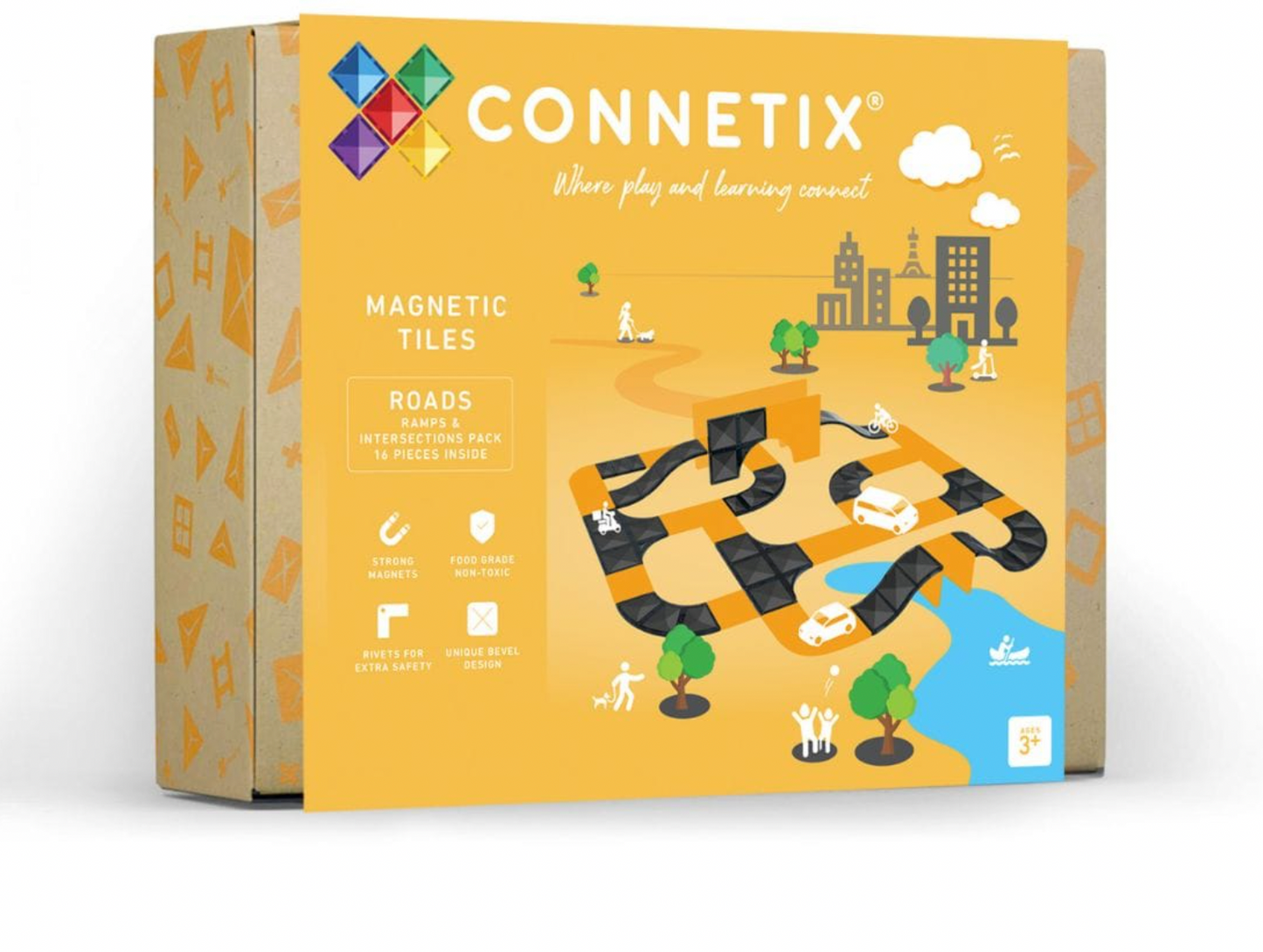 Connetix Ramps & Intersections 16 pc