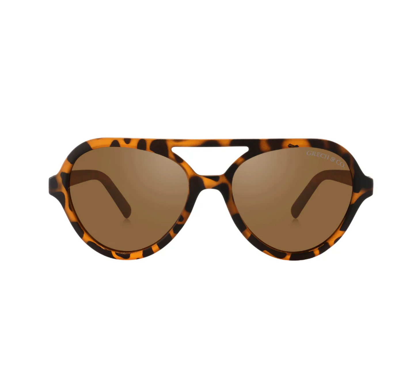 Grech & Co Aviator Classic Polarised Baby Sunglasses Tortoise