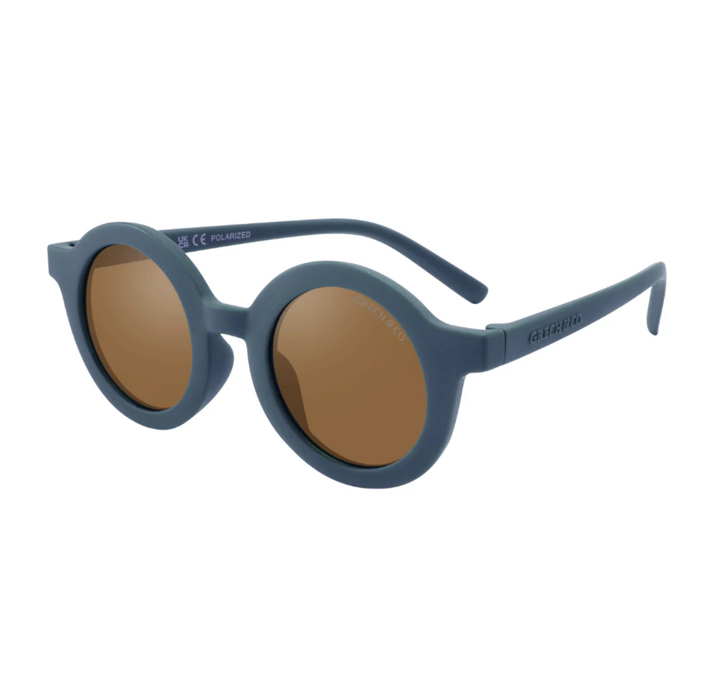 Grech & Co Original Round Sunglasses Desert Teal