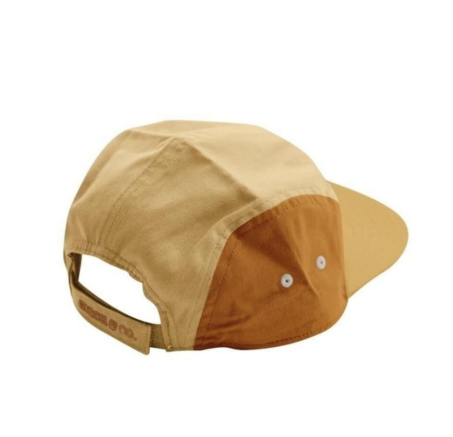 Grech & Co Anti UV 5 Panel Cap Mellow Yellow / Sienna