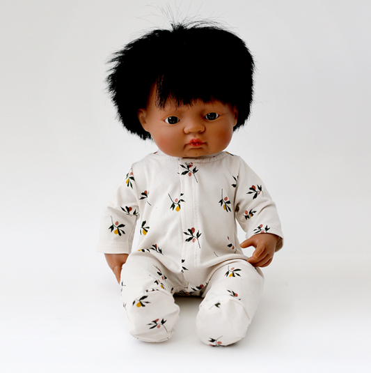 Burrow & Be Doll Clothing Earth Child Sleep Suit 32-38cm