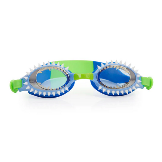 Bling2O Fish-N-Chips Hammerhead Blue Swim Goggles