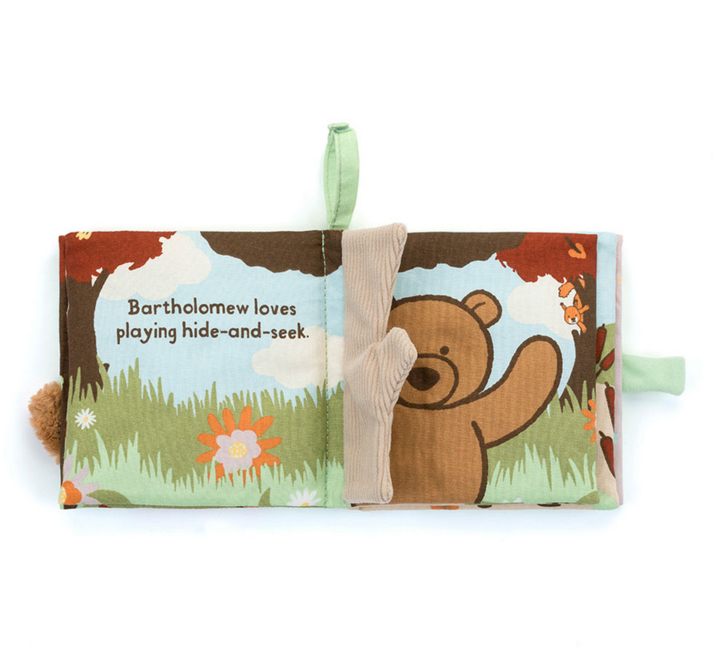 Jellycat Bartholomew Bear Loves You Fabric Book