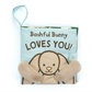 Jellycat Bashful Bunny Loves You Fabric Book