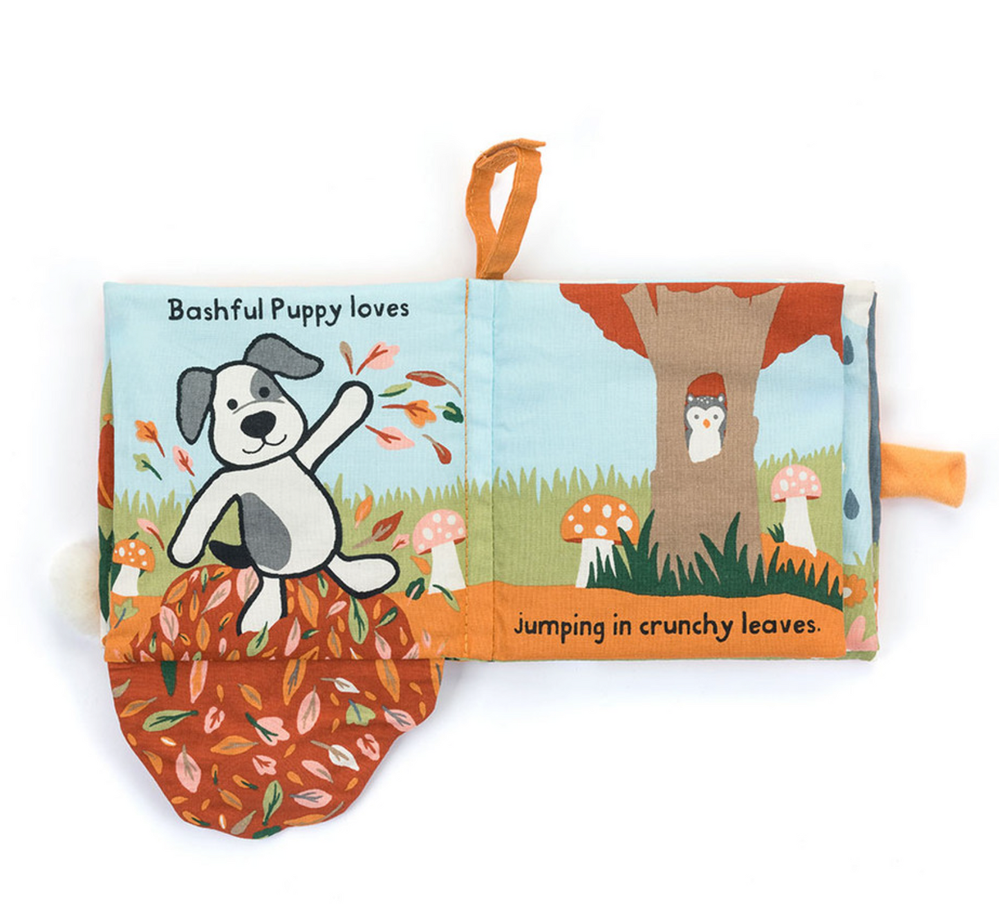 Jellycat Bashful Puppy Loves You Fabric Book