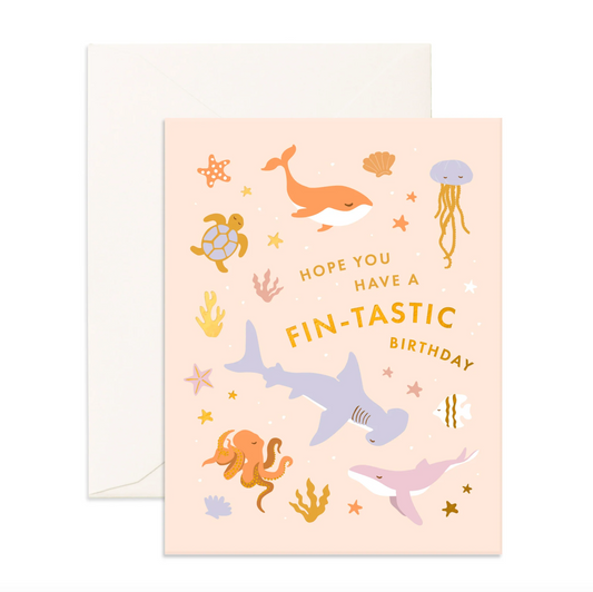 Fin-tastic Birthday Greeting Card