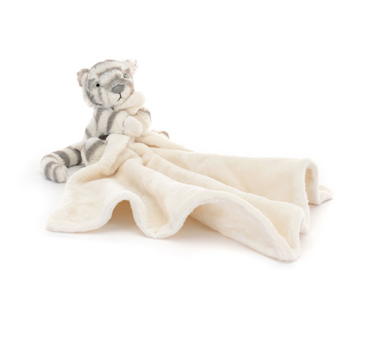 Jellycat Bashful Snow Tiger Soother