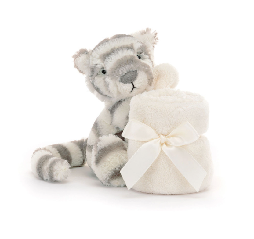 Jellycat Bashful Snow Tiger Soother