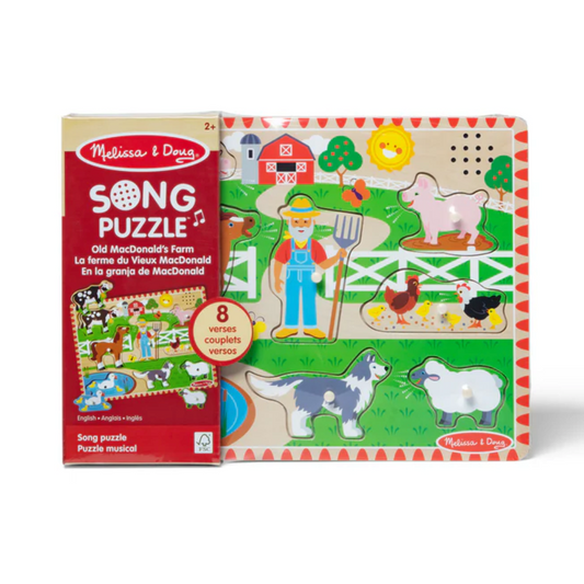 Melissa & Doug Old MacDonald's Farm Sound Puzzle