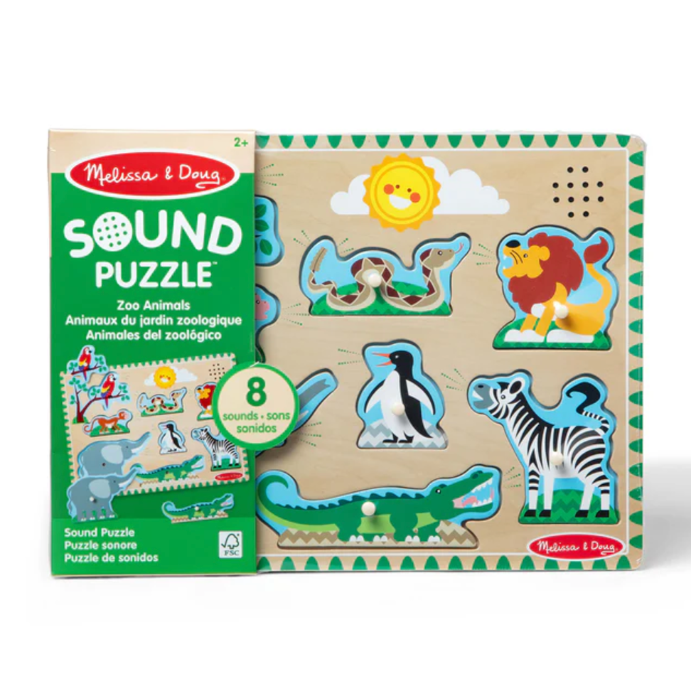 Melissa & Doug Zoo Animals Sound Puzzle