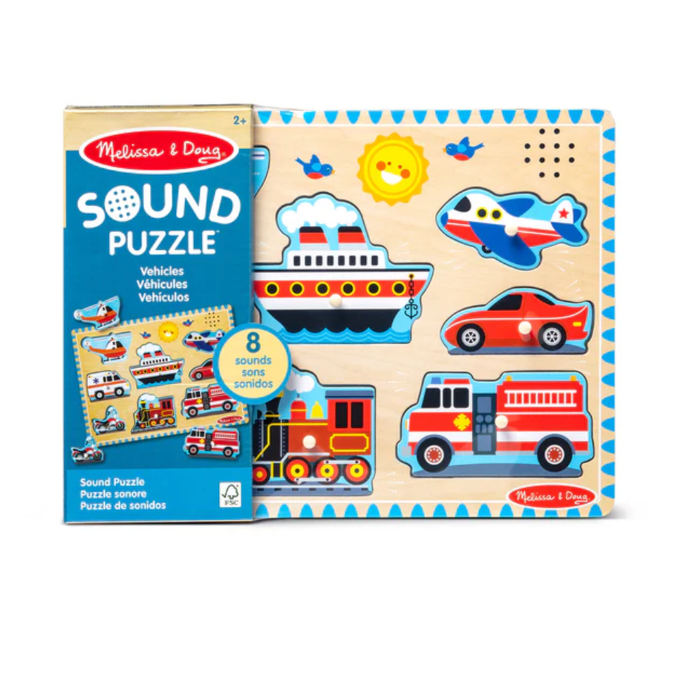 Melissa & Doug Vehicles Sound Puzzle