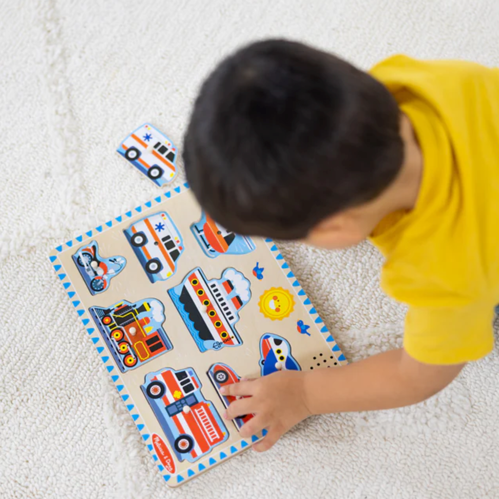 Melissa & Doug Vehicles Sound Puzzle