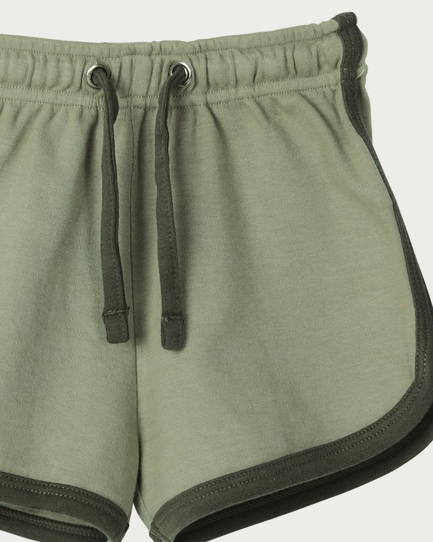 Babu Organic Cotton Shorts Sage Contrast