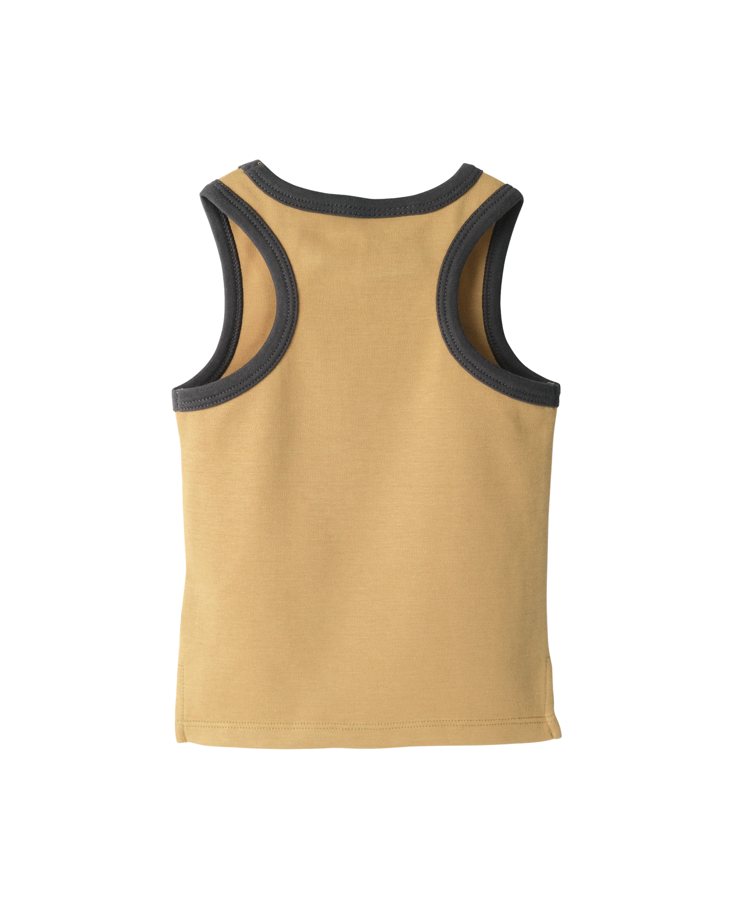 Babu Organic Cotton Singlet Marigold Contrast