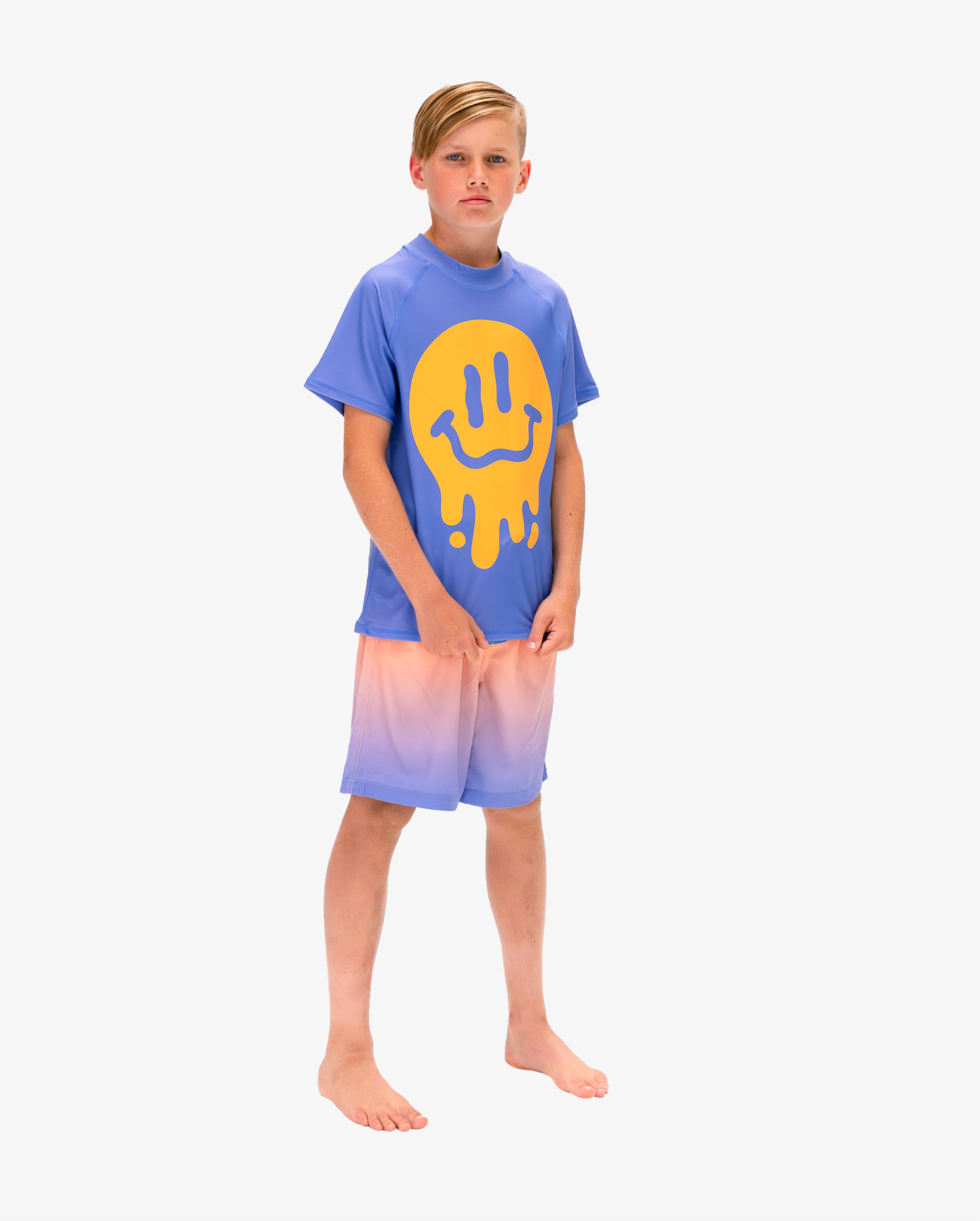 Band of Boys Short Sleeve Rash Shirt Smiley