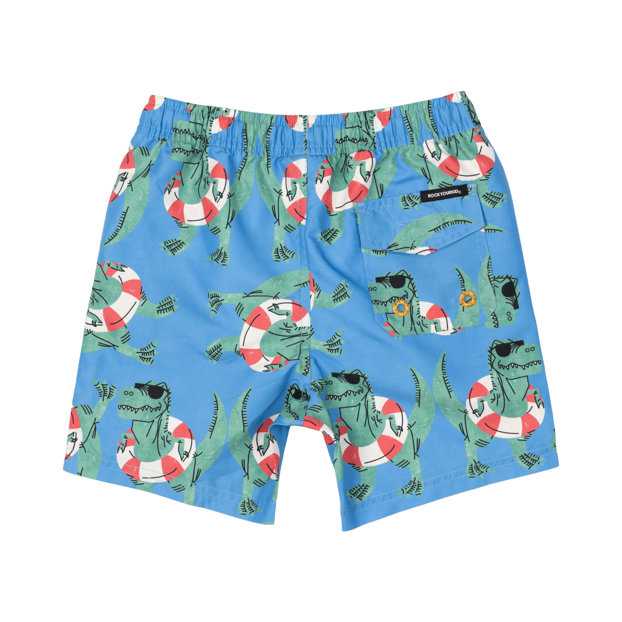 Rock Your Kid Dino Swim Boardshorts