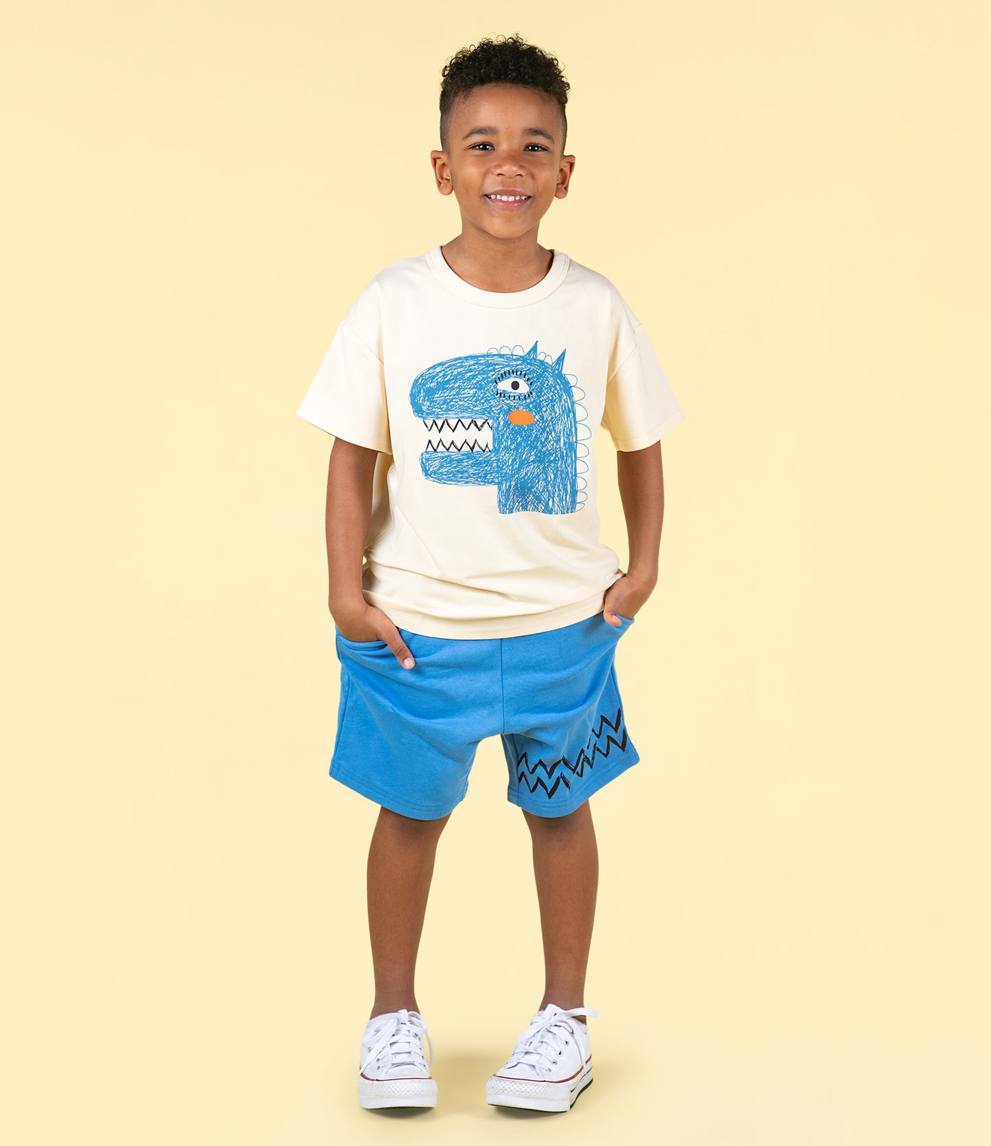 Rock Your Kid Blue Walk Shorts