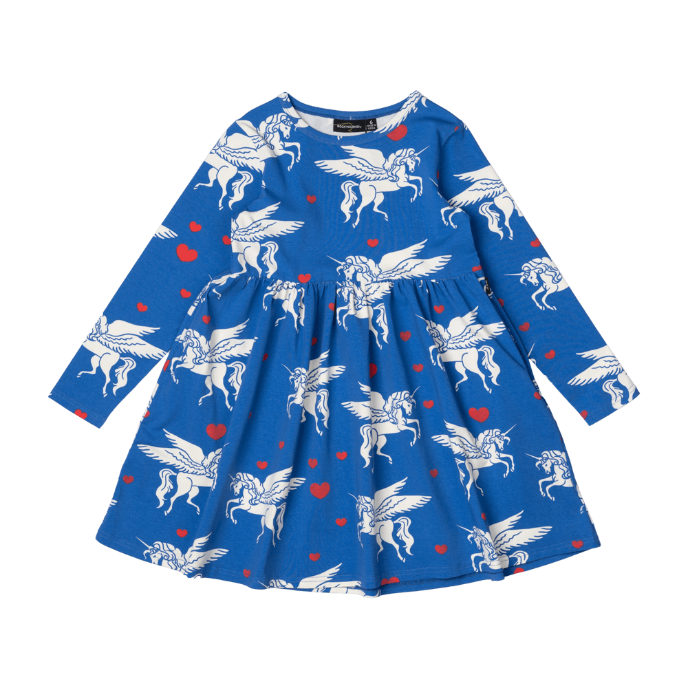 Rock Your Kid Les Licornes High Waisted Dress