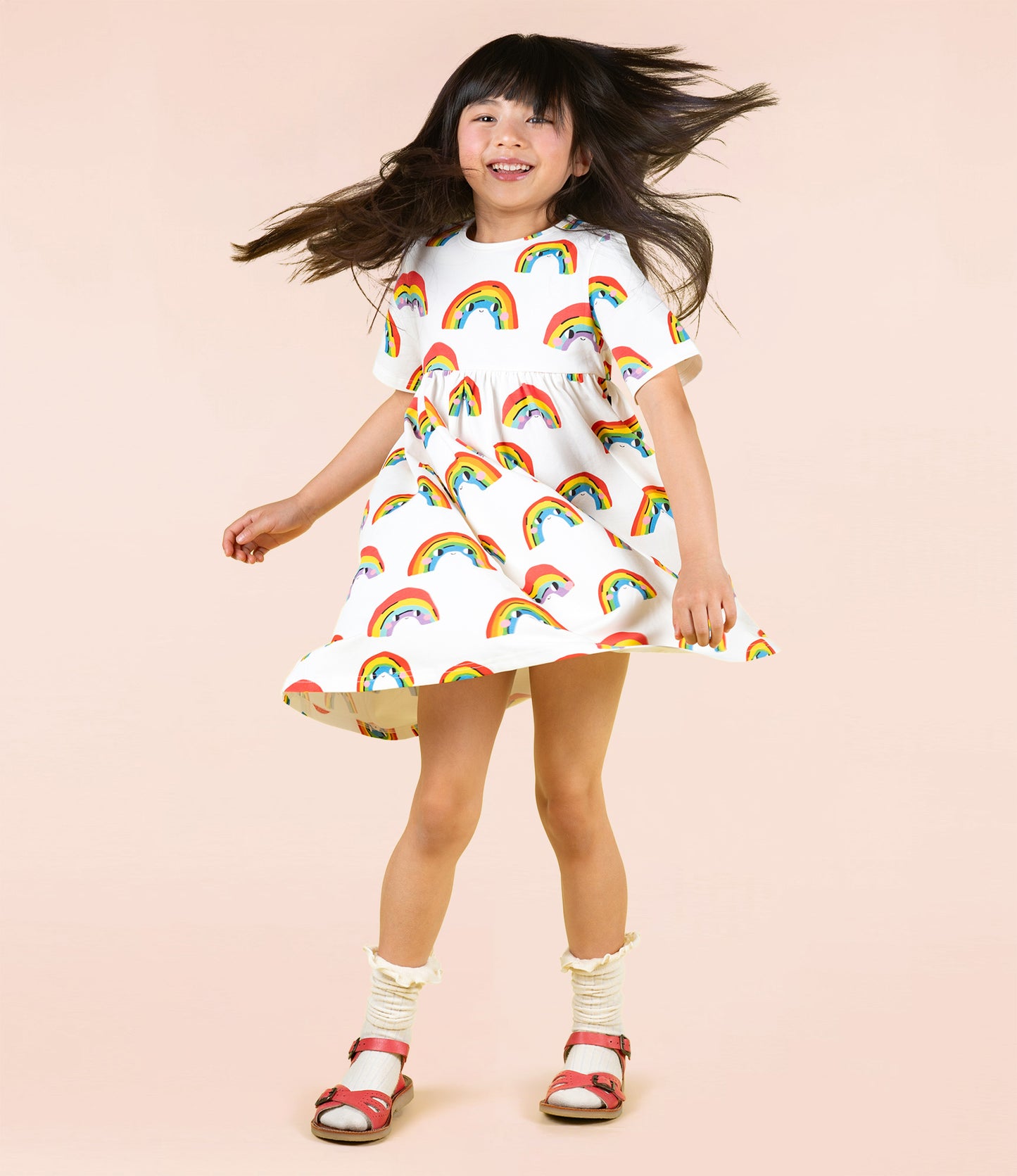 Rock Your Kid Over The Rainbow Dress