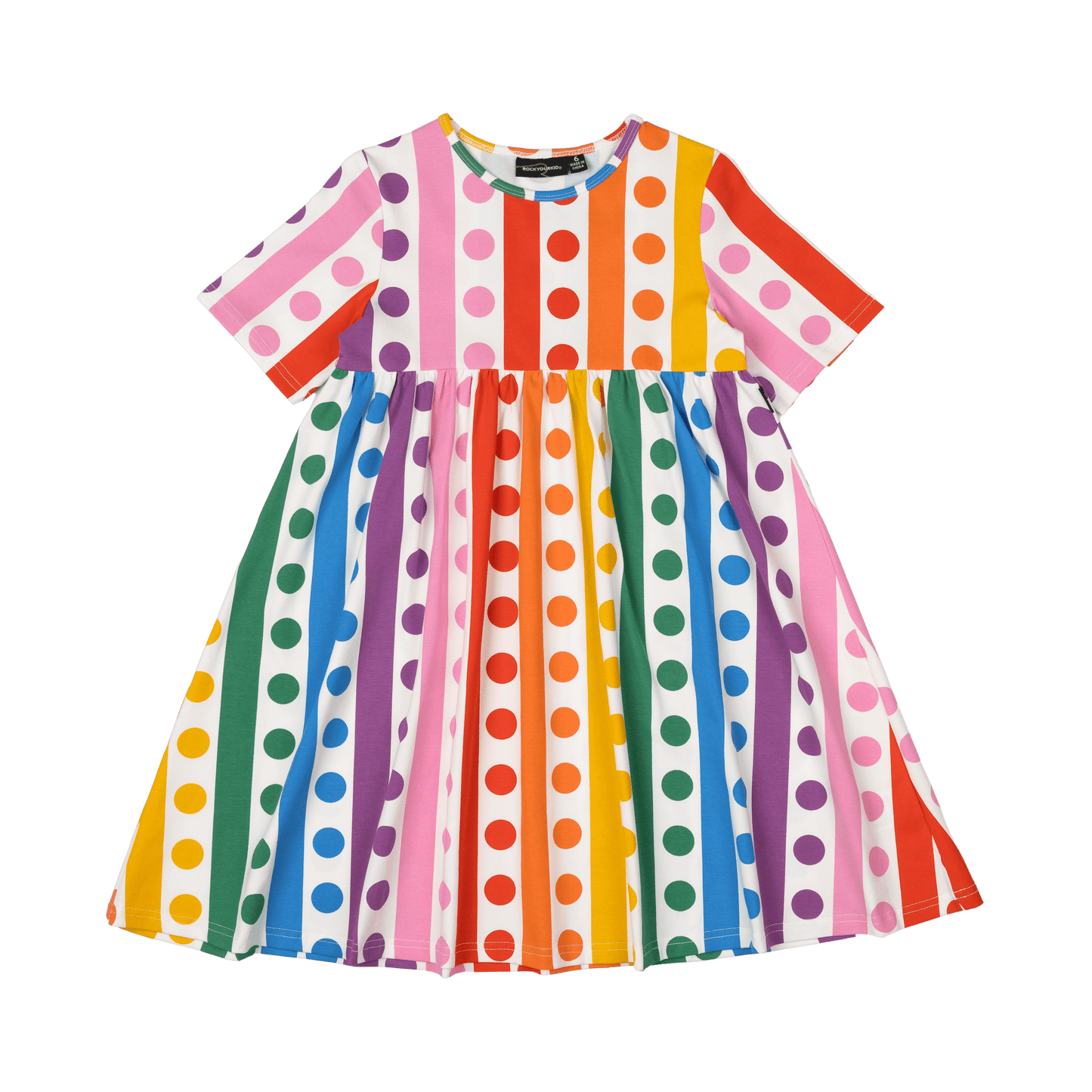 Rock Your Kid Rainbow Drops Dress