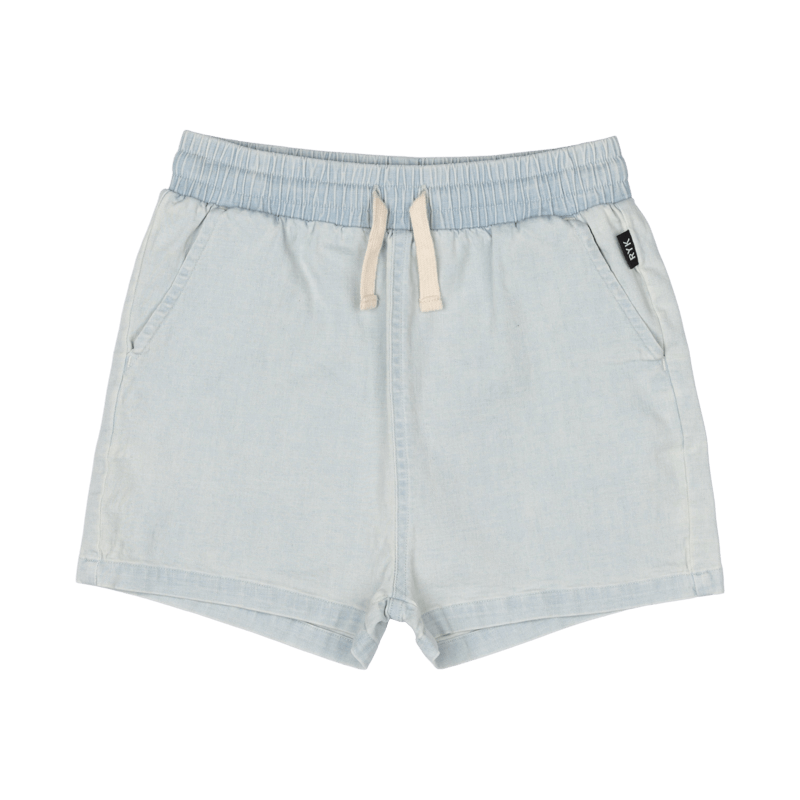 Rock Your Kid Light Blue Chambray Shorts