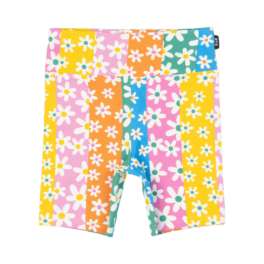 Rock Your Kid Floral Stripes Bike Short