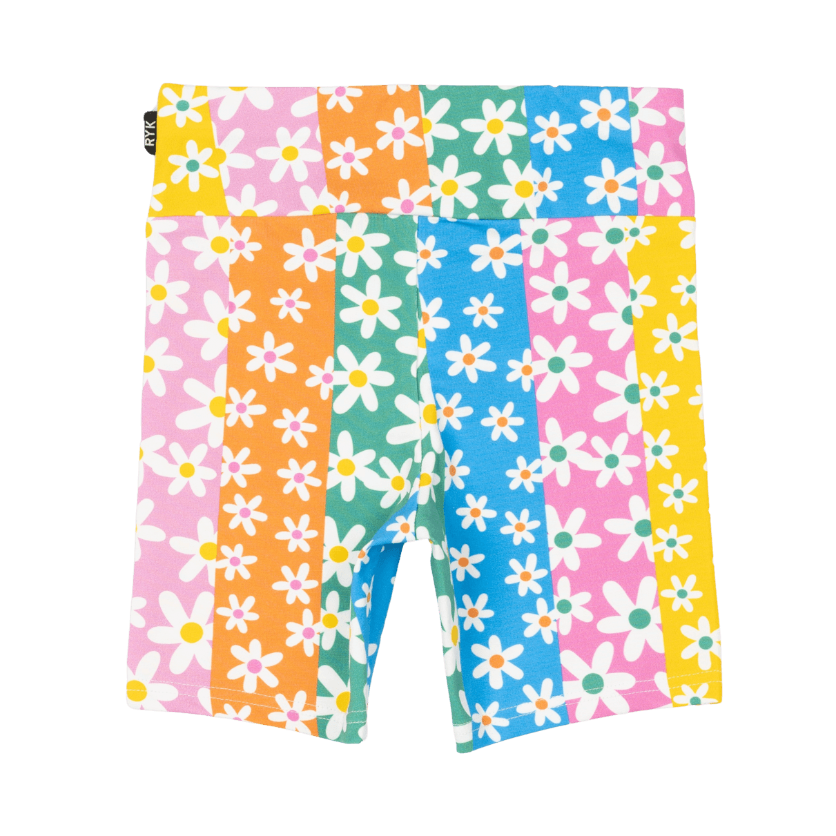 Rock Your Kid Floral Stripes Bike Short