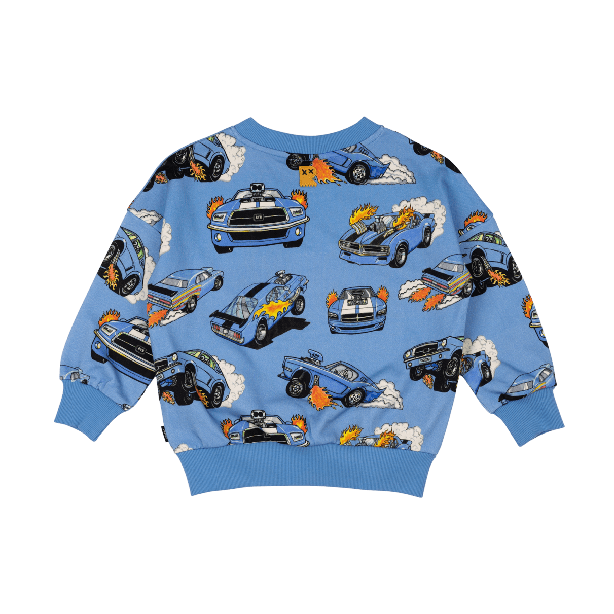 Rock Your Kid Blue Cars Sweatshirt