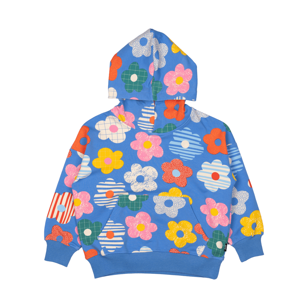 Rock Your Kid Happy Flowers Hooded Sweatshirt