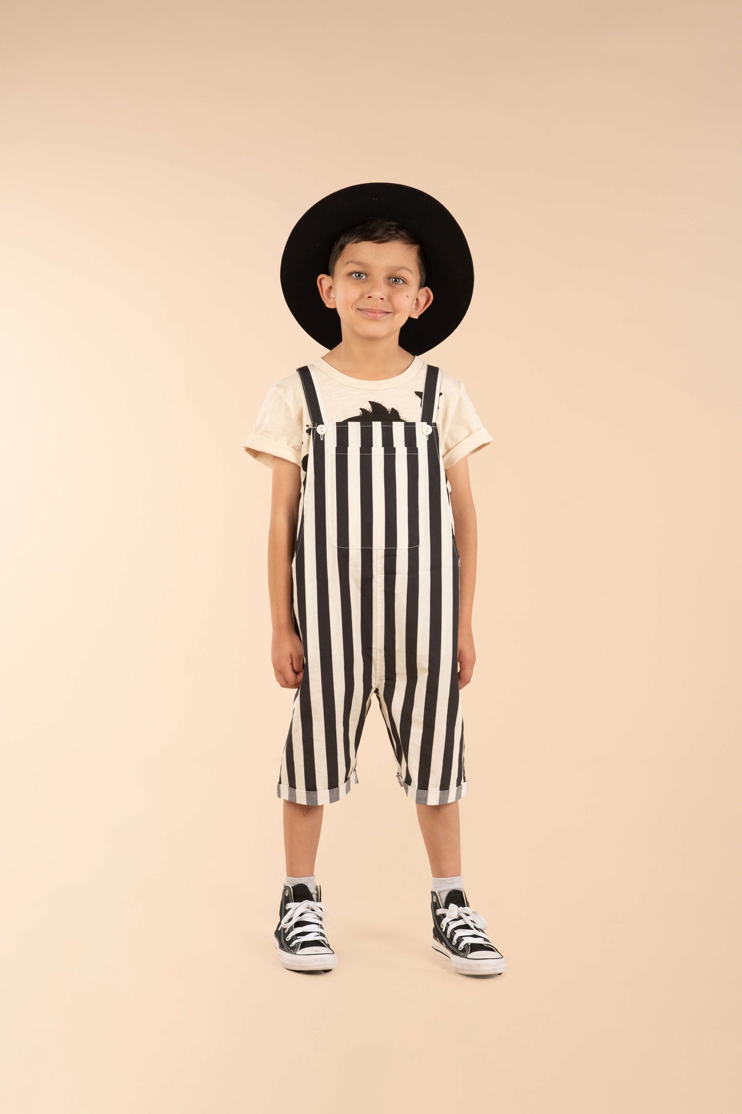 Rock Your Kid Stripe Overalls
