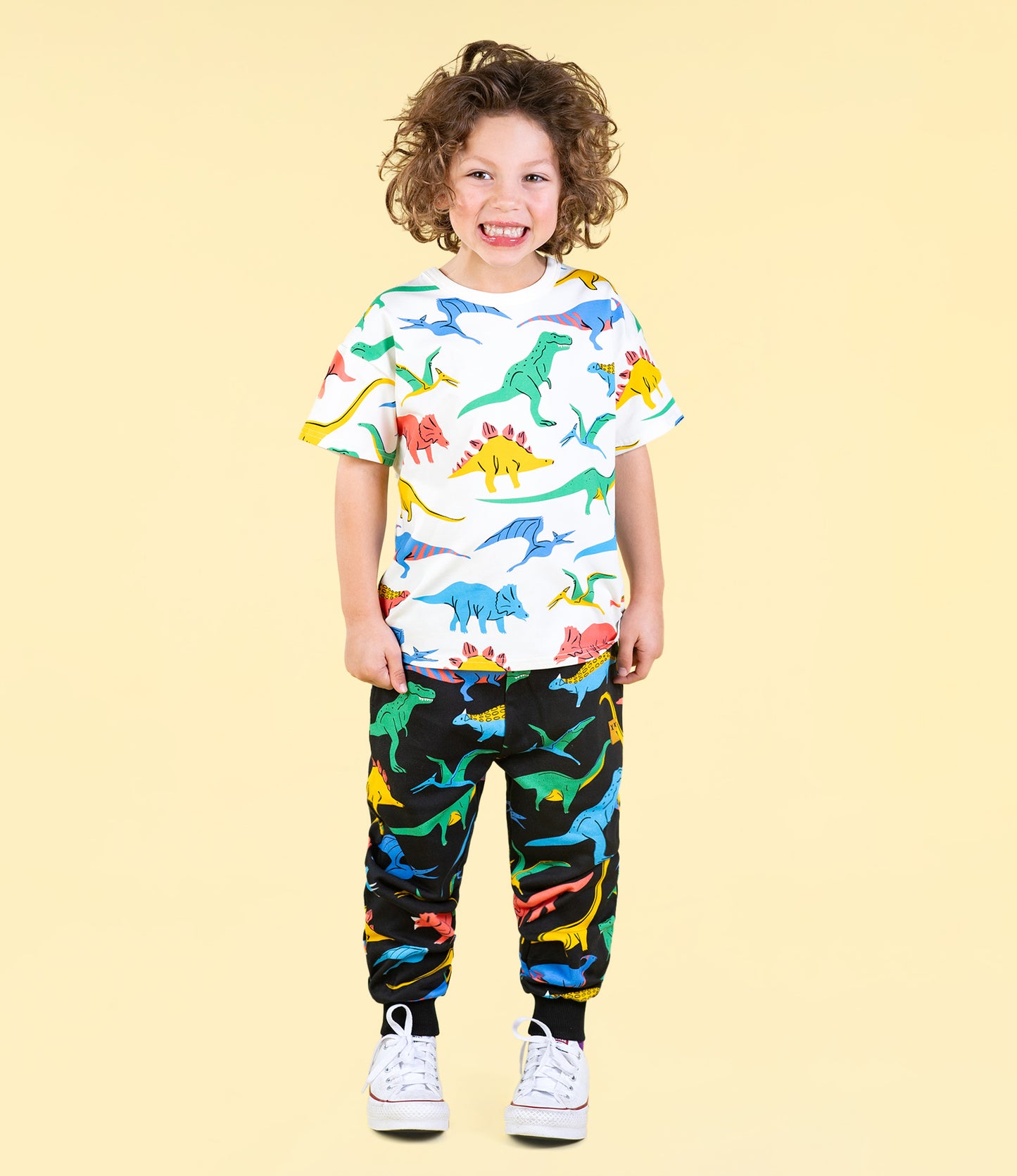 Rock Your Kid Dino Bright T-shirt