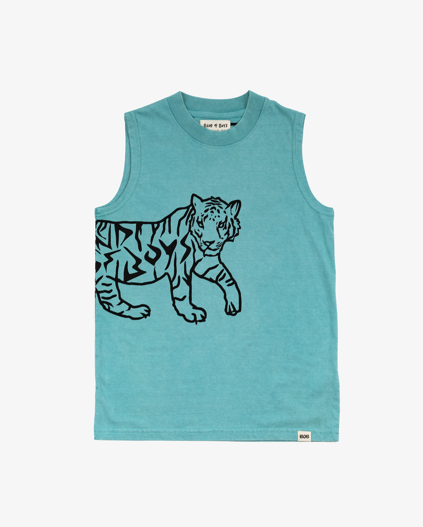 Band of Boys Tiger Tank Top Teal