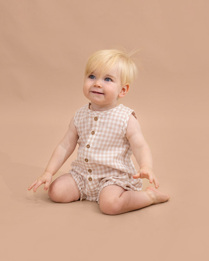 Minihaha Romper Morgan Gingham