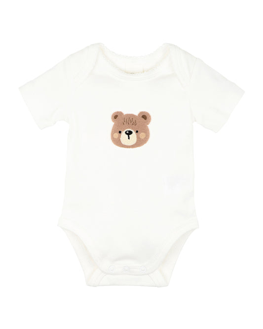 Minihaha Morgan Teddy Bodysuit Cloud